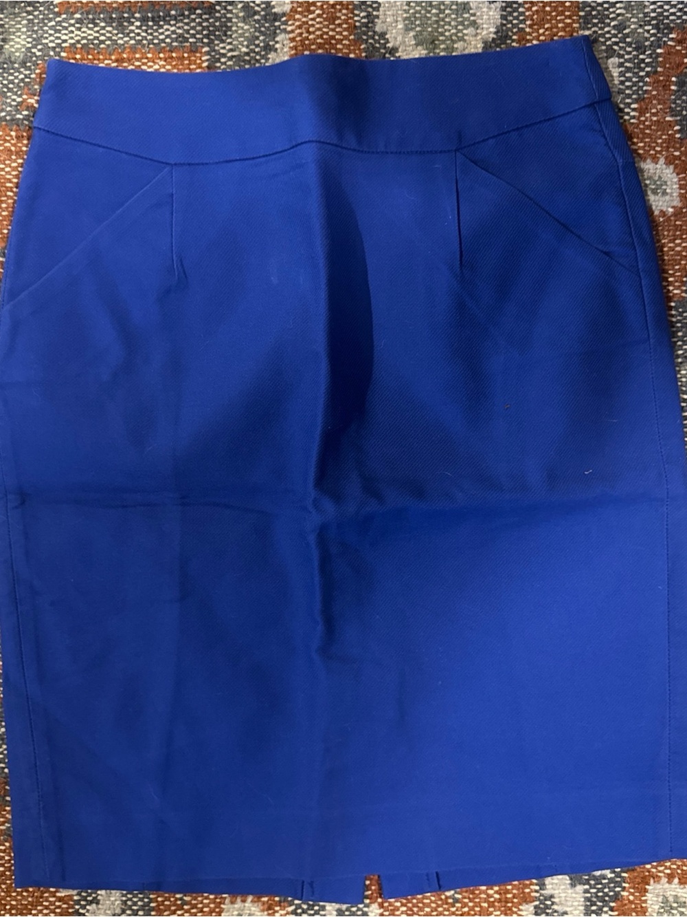 J. Crew Cobalt Blue Pencil Skirt